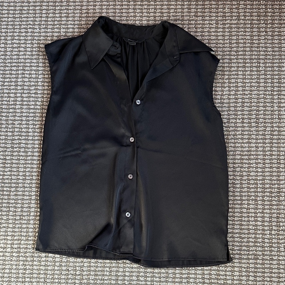 Banana Republic Black Button Down Shirt